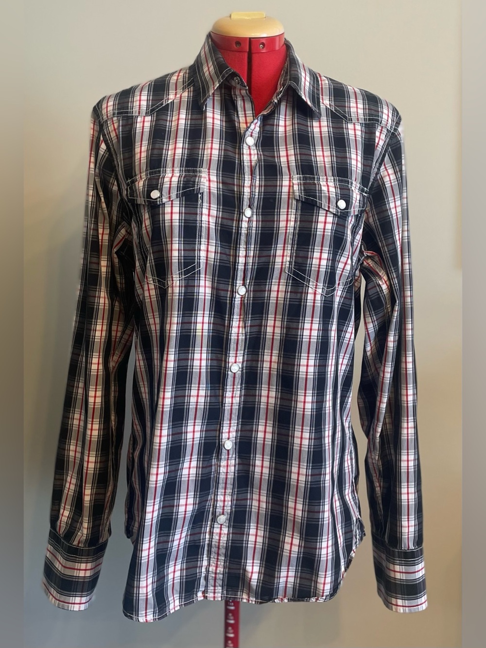 Club Monaco - all cotton western style shirt Size Medium